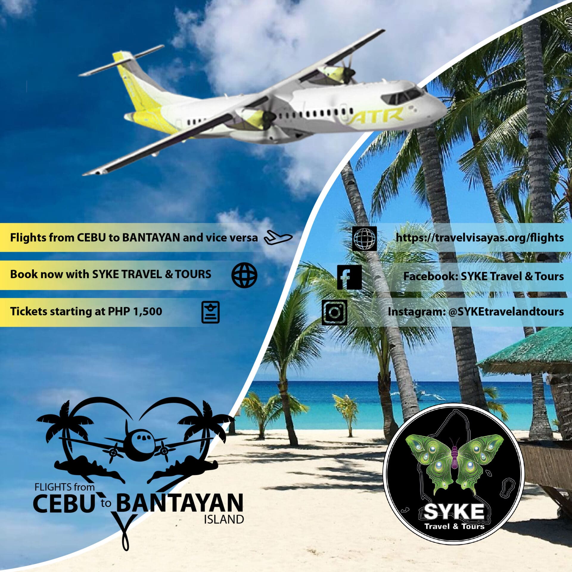 Flight Cebu to Bantayan