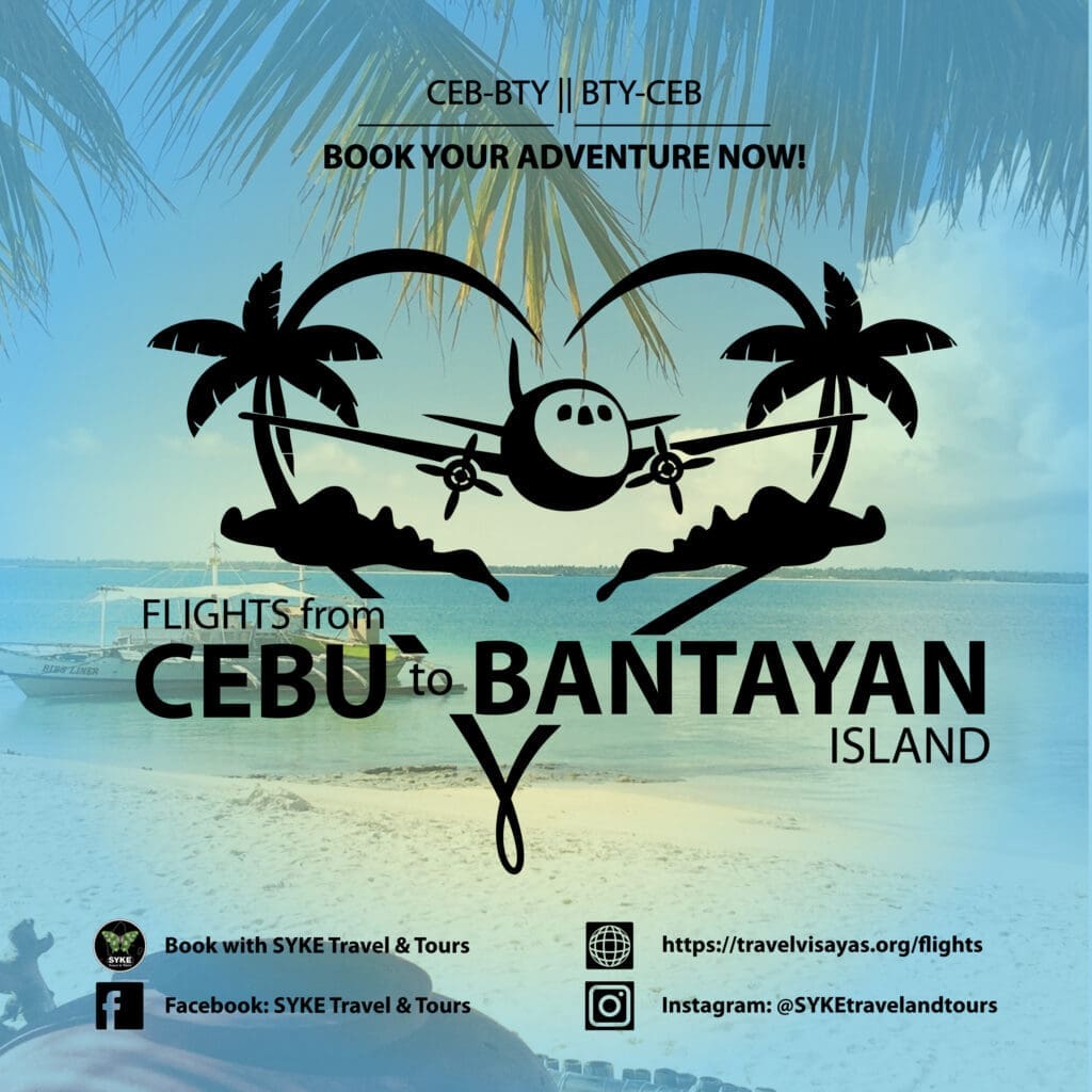 Flights from Cebu to Bantayan Island, Flights from Bantayan Island to Cebu