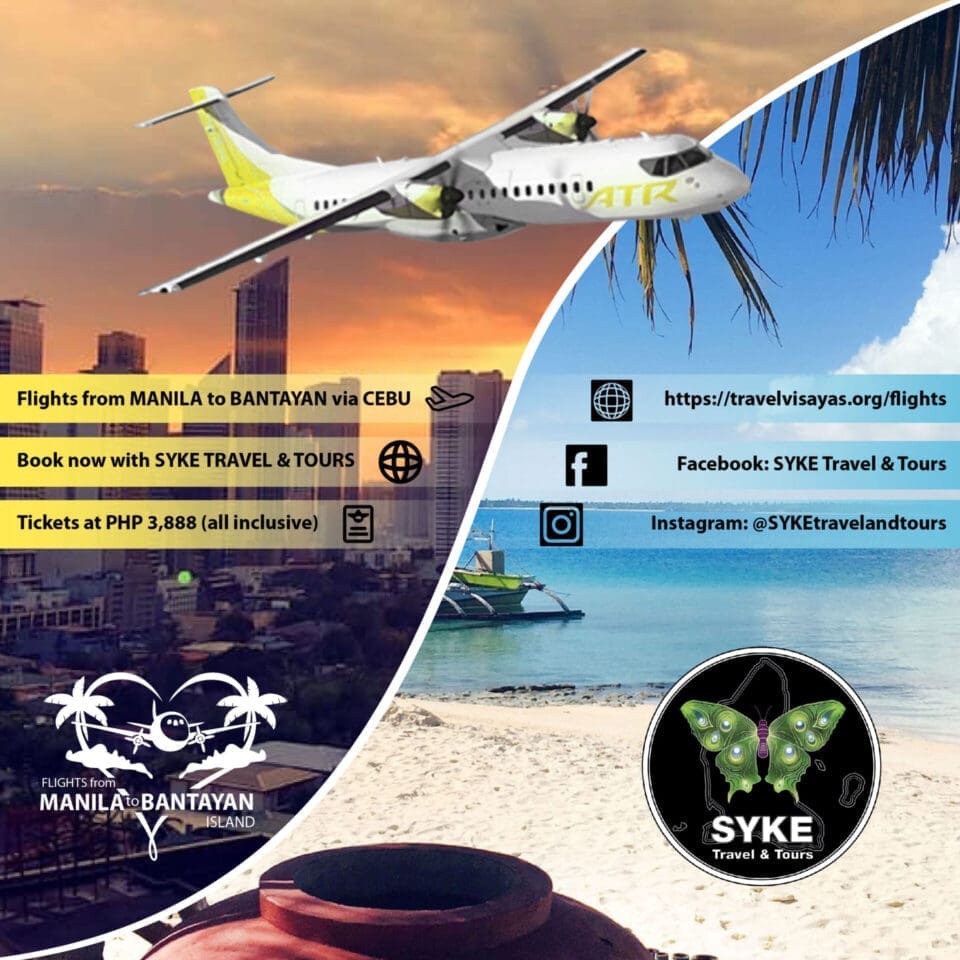 Flight Manila to Bantayan Island - Flight Bantayan Island to Manila