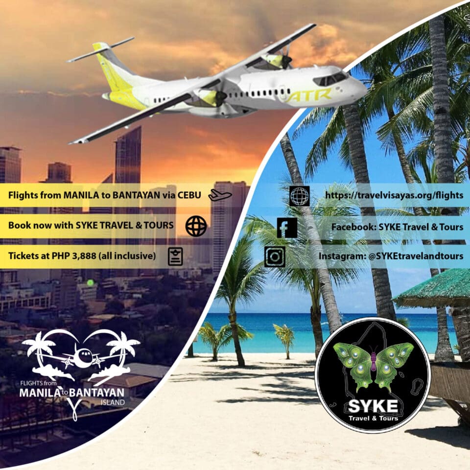 Flight Manila to Bantayan Island - Flight Bantayan Island to Manila