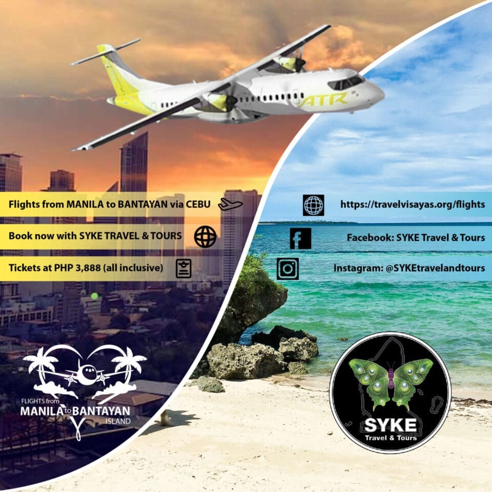 Flight Manila to Bantayan Island - Flight Bantayan Island to Manila