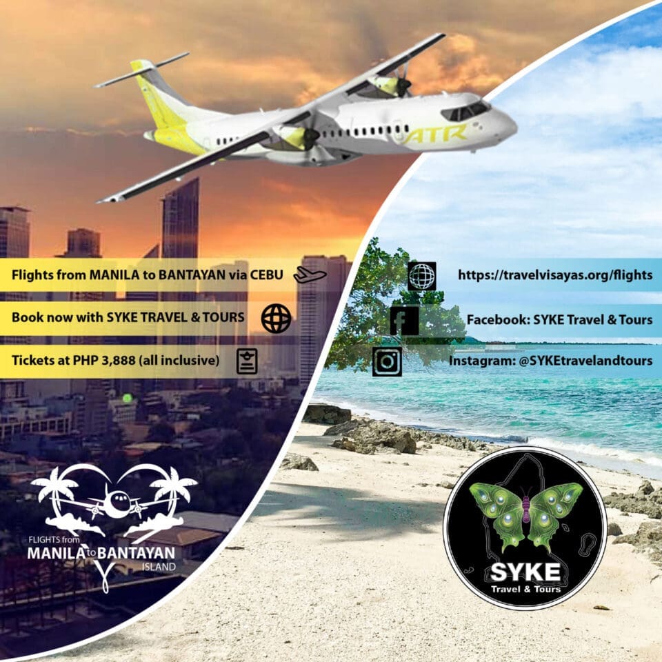 Flight Manila to Bantayan Island - Flight Bantayan Island to Manila