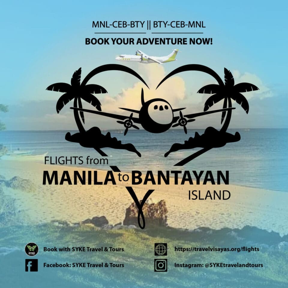 Flight Manila to Bantayan Island - Flight Bantayan Island to Manila