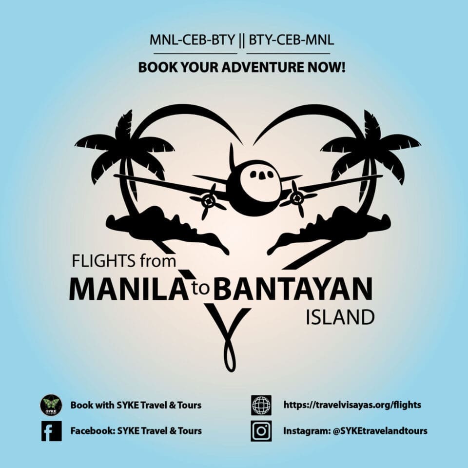 Flight Manila to Bantayan Island - Flight Bantayan Island to Manila