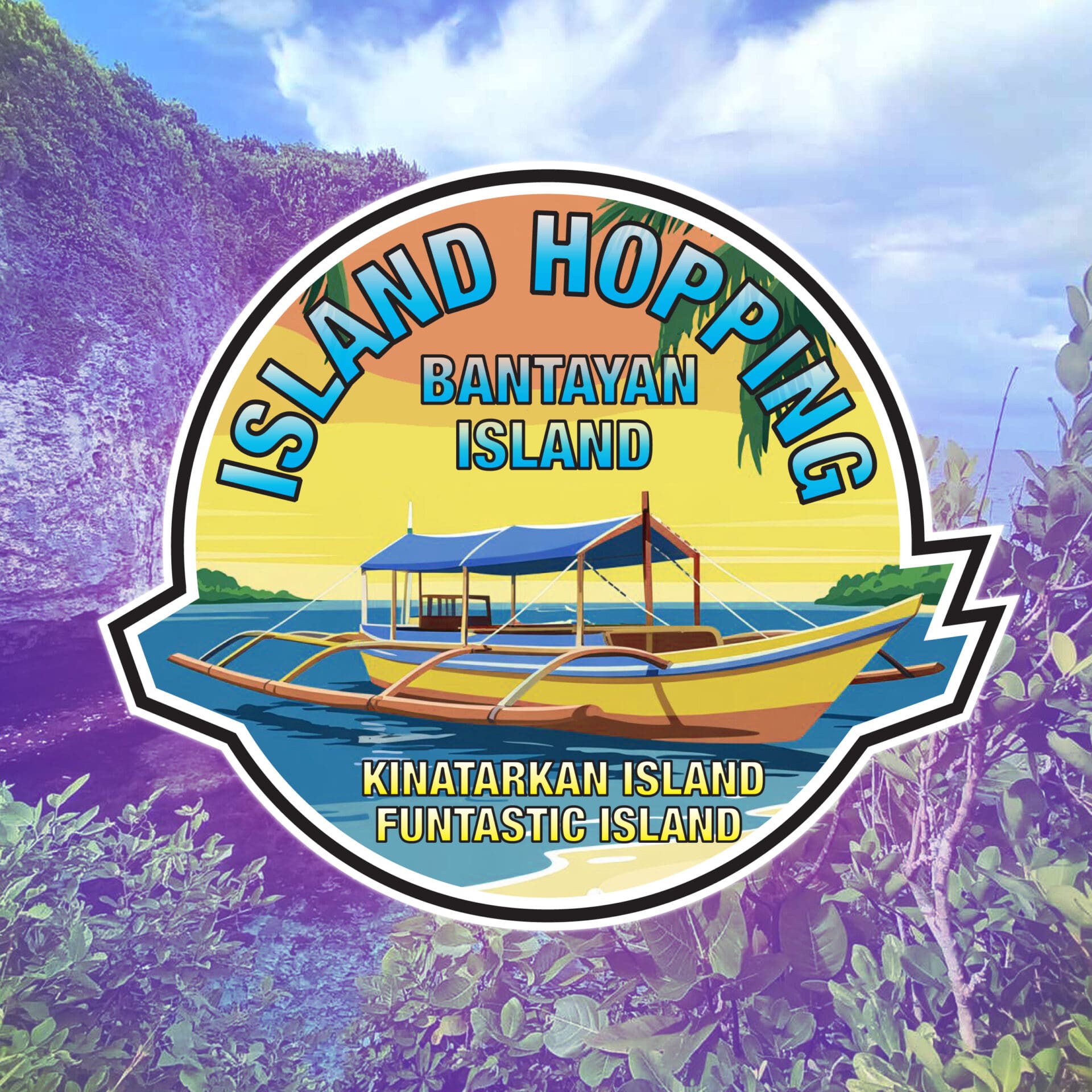 Island Hopping to Kinatarakan and Funtastic Island from Bantayan Island