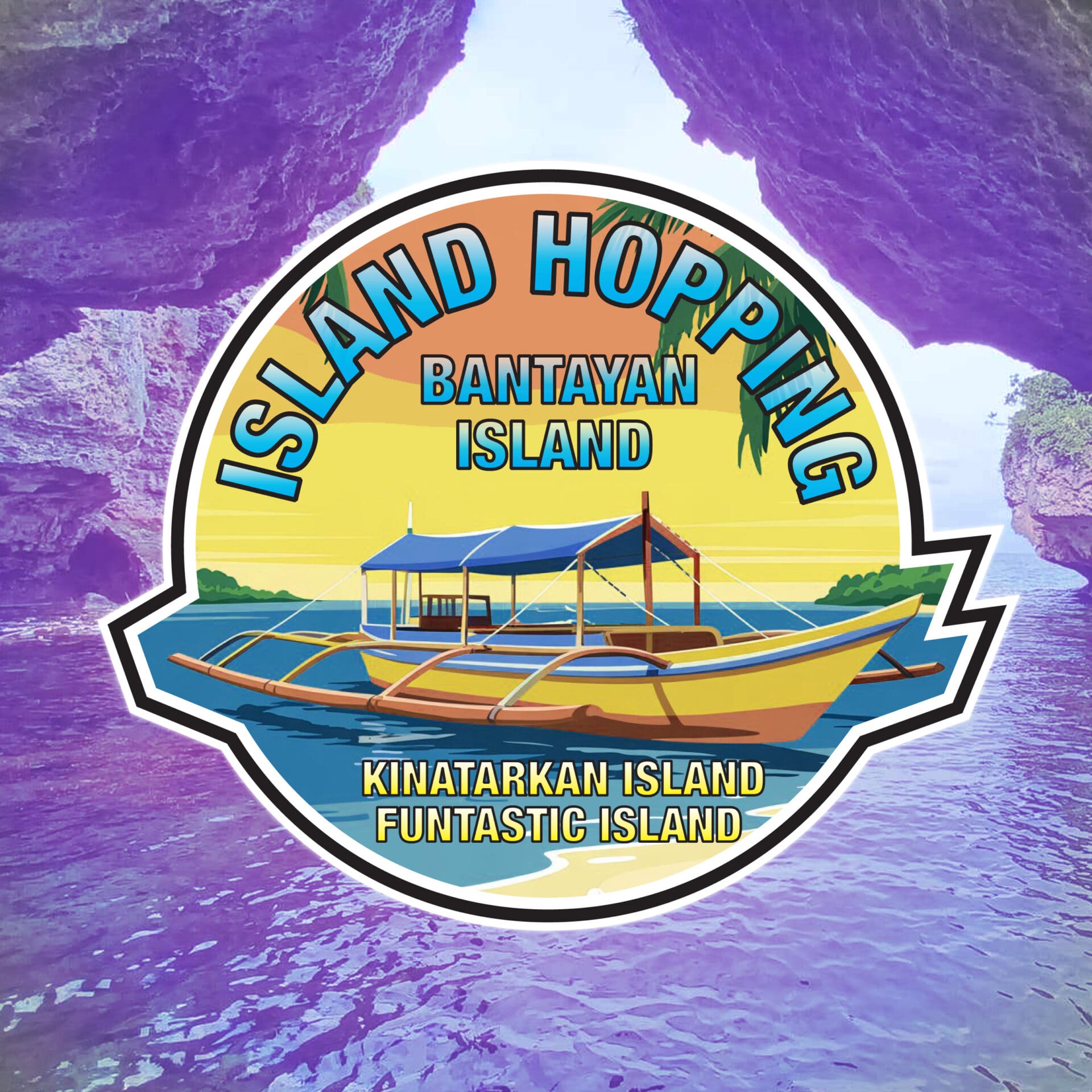 Island Hopping to Kinatarakan and Funtastic Island from Bantayan Island