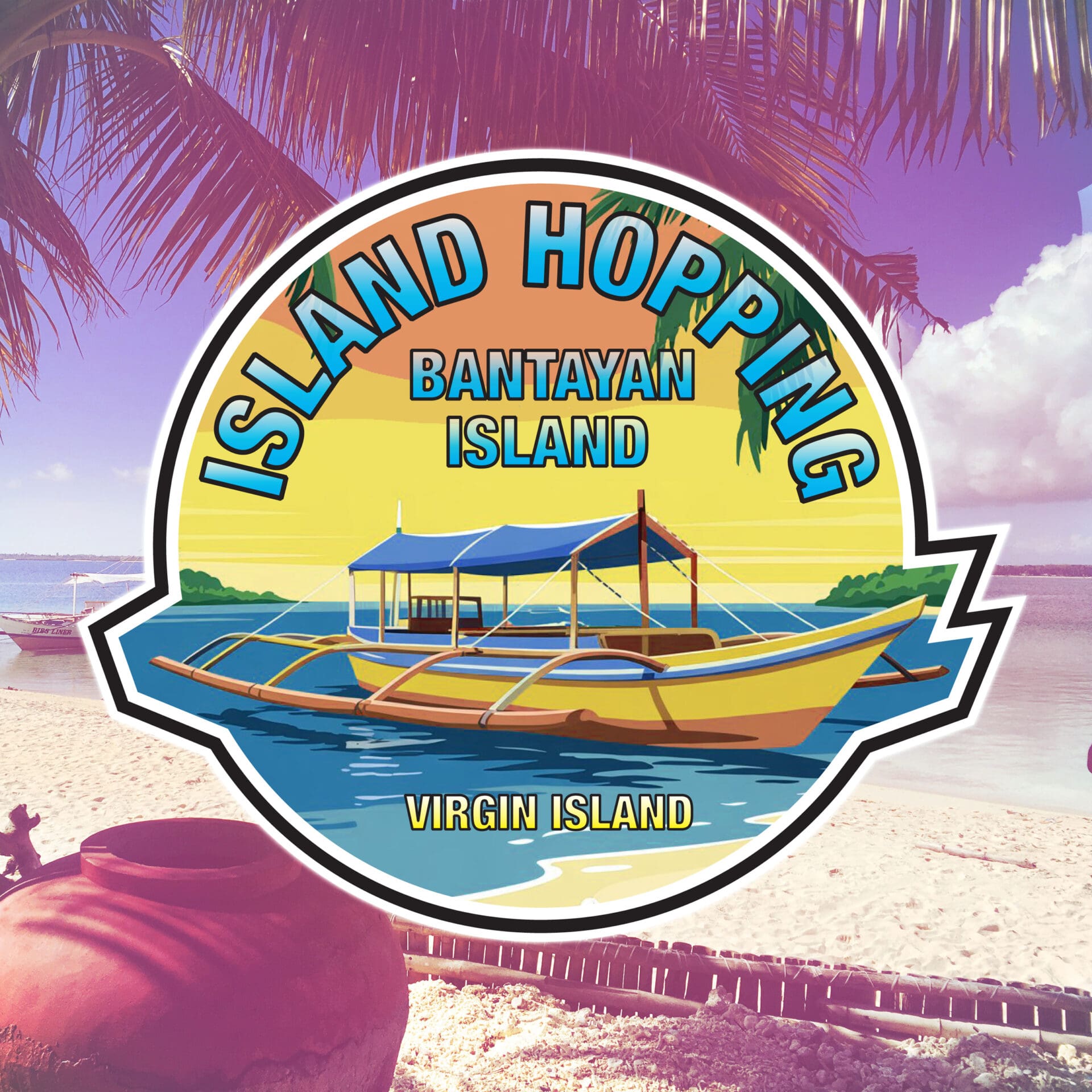 Island Hopping in Bantayan Island: Private Boat Tour to Virgin Island
